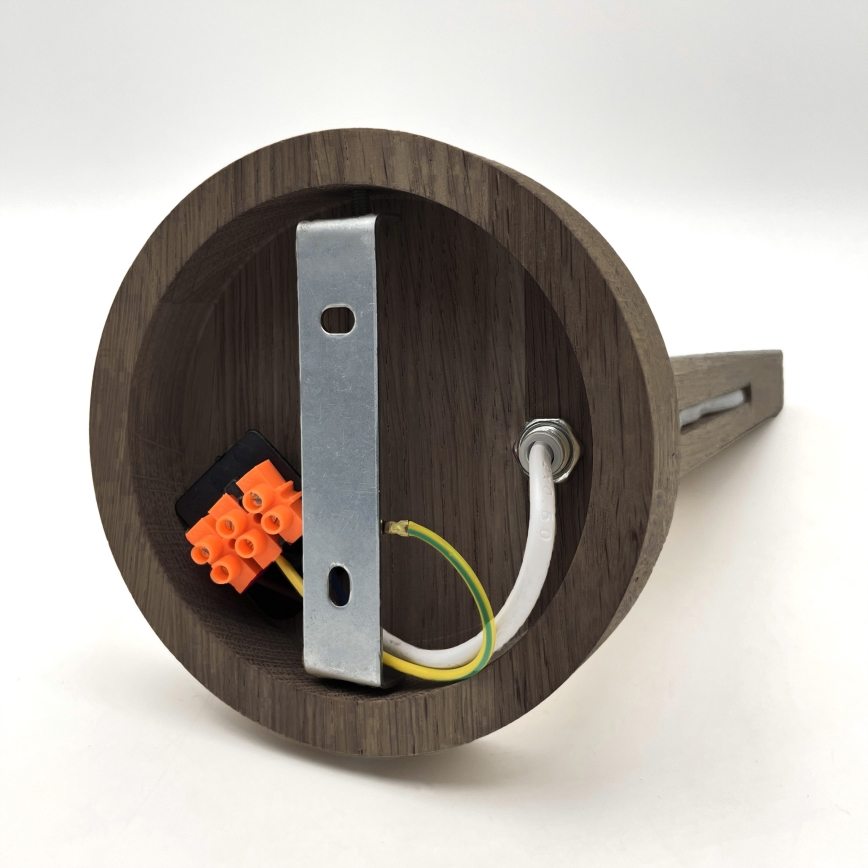 Brilagi - Wall light ANTHONY 1xE14/40W/230V oak walnut/white