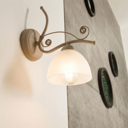 Brilagi - Wall light ANTICO MODERN 1xE27/60W/230V beige