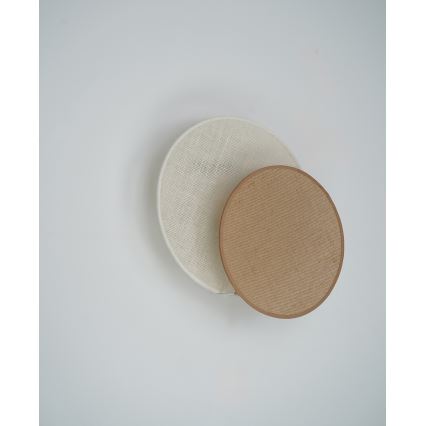 Brilagi - Wall light CIRCLES 1xE27/15W/230V 35x32 cm beige/creamy