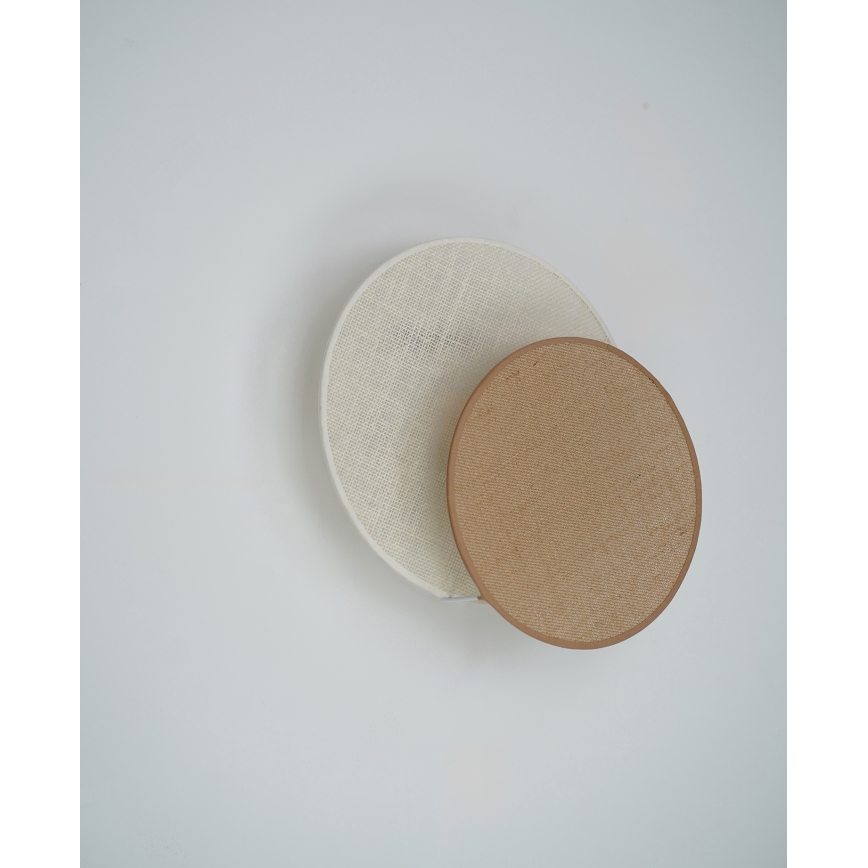 Brilagi - Wall light CIRCLES 1xE27/15W/230V 35x32 cm beige/creamy