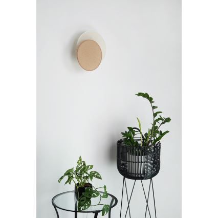 Brilagi - Wall light CIRCLES 1xE27/15W/230V 35x32 cm beige/creamy