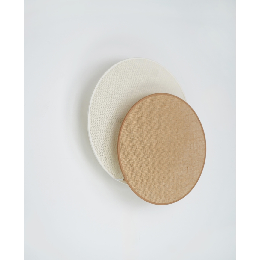 Brilagi - Wall light CIRCLES 1xE27/15W/230V 45x45 cm beige/creamy