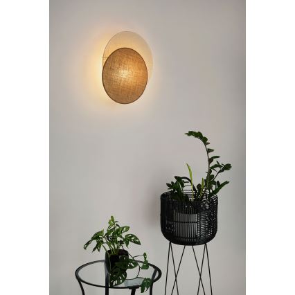 Brilagi - Wall light CIRCLES 1xE27/15W/230V 45x45 cm beige/creamy