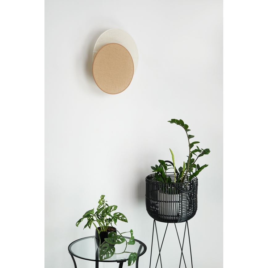 Brilagi - Wall light CIRCLES 1xE27/15W/230V 45x45 cm beige/creamy