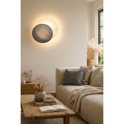 Brilagi - Wall light CIRCLES 1xE27/60W/230V Ø 45 cm cream/grey