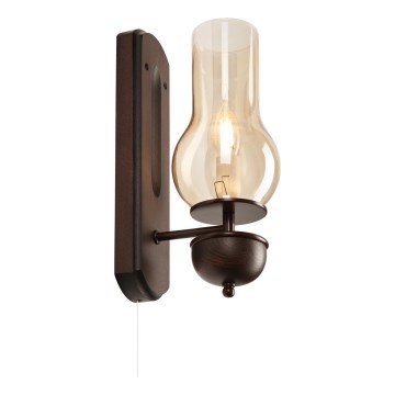 Brilagi - Wall light COTTAGE 1xE14/40W/230V beech/brown