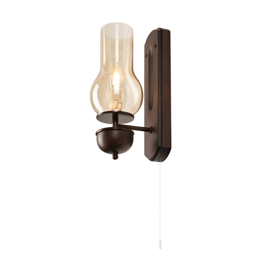 Brilagi - Wall light COTTAGE 1xE14/40W/230V beech/brown