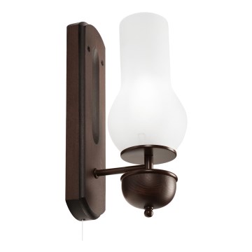 Brilagi - Wall light COTTAGE 1xE14/40W/230V beech/white