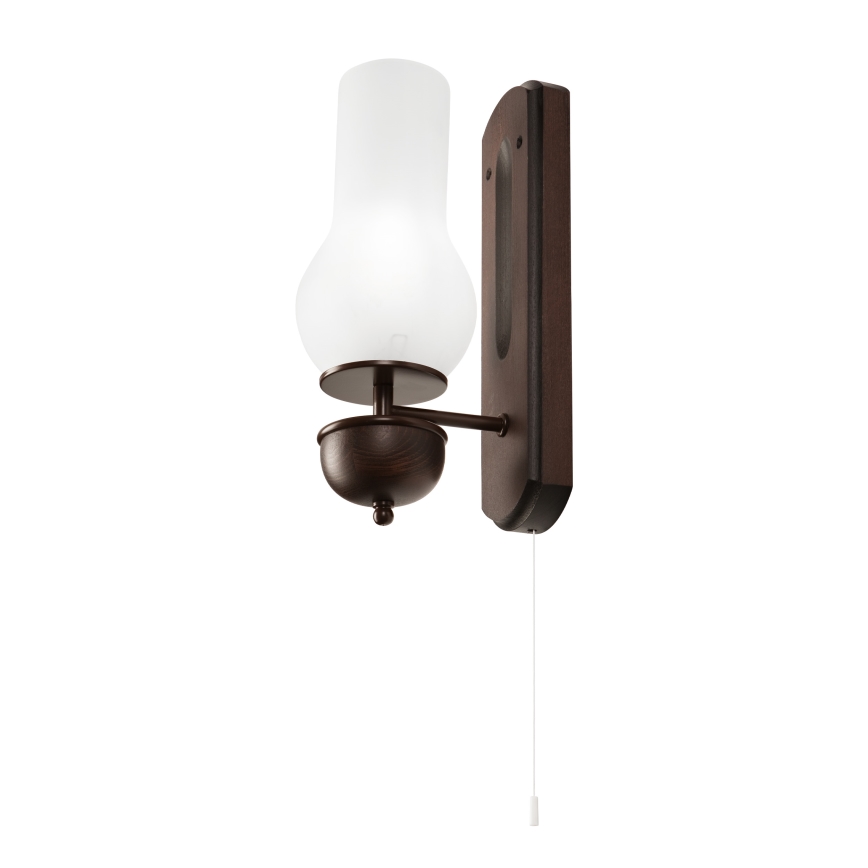 Brilagi - Wall light COTTAGE 1xE14/40W/230V beech/white