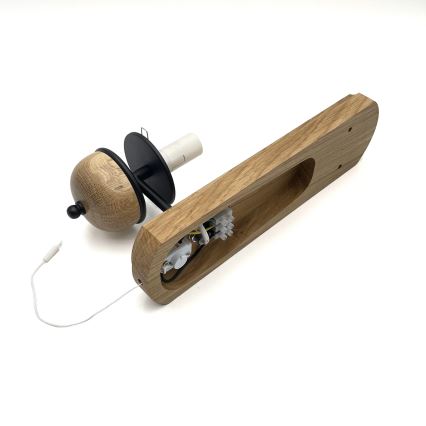 Brilagi - Wall light COTTAGE 1xE14/40W/230V oak/white