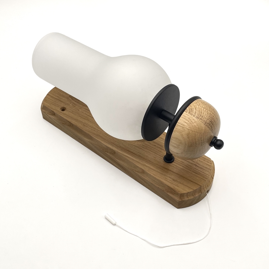 Brilagi - Wall light COTTAGE 1xE14/40W/230V oak/white