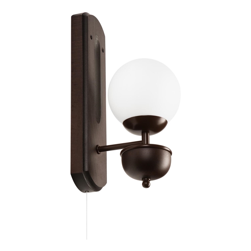 Brilagi - Wall light COTTAGE 1xG9/40W/230V beech/white