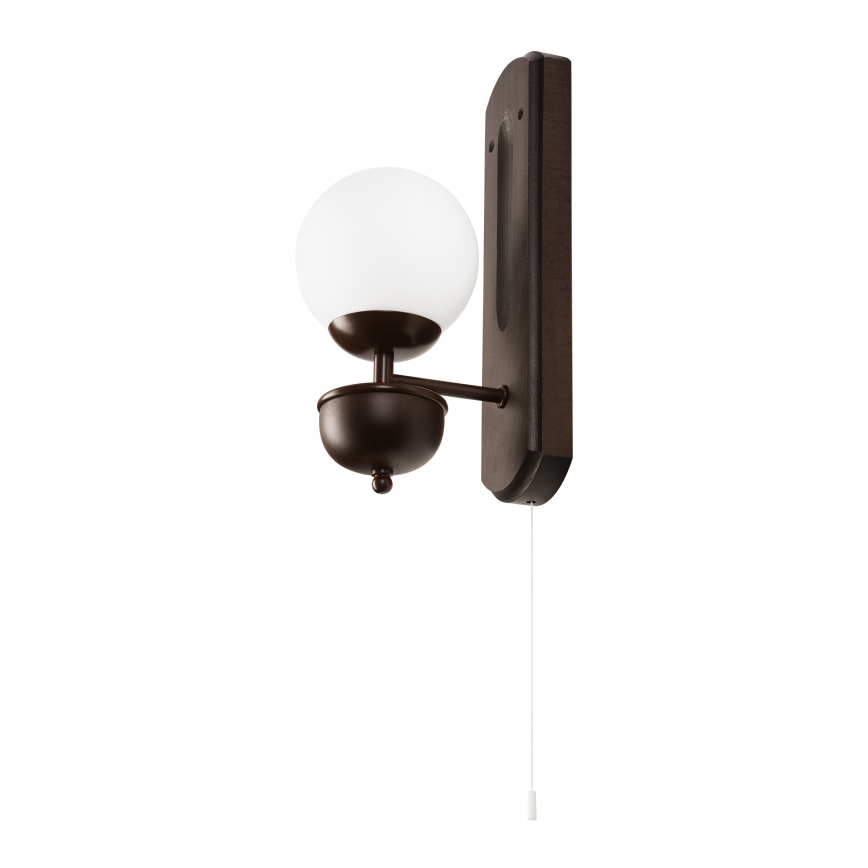 Brilagi - Wall light COTTAGE 1xG9/40W/230V beech/white