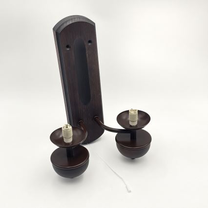 Brilagi - Wall light COTTAGE 2xG9/40W/230V beech/white
