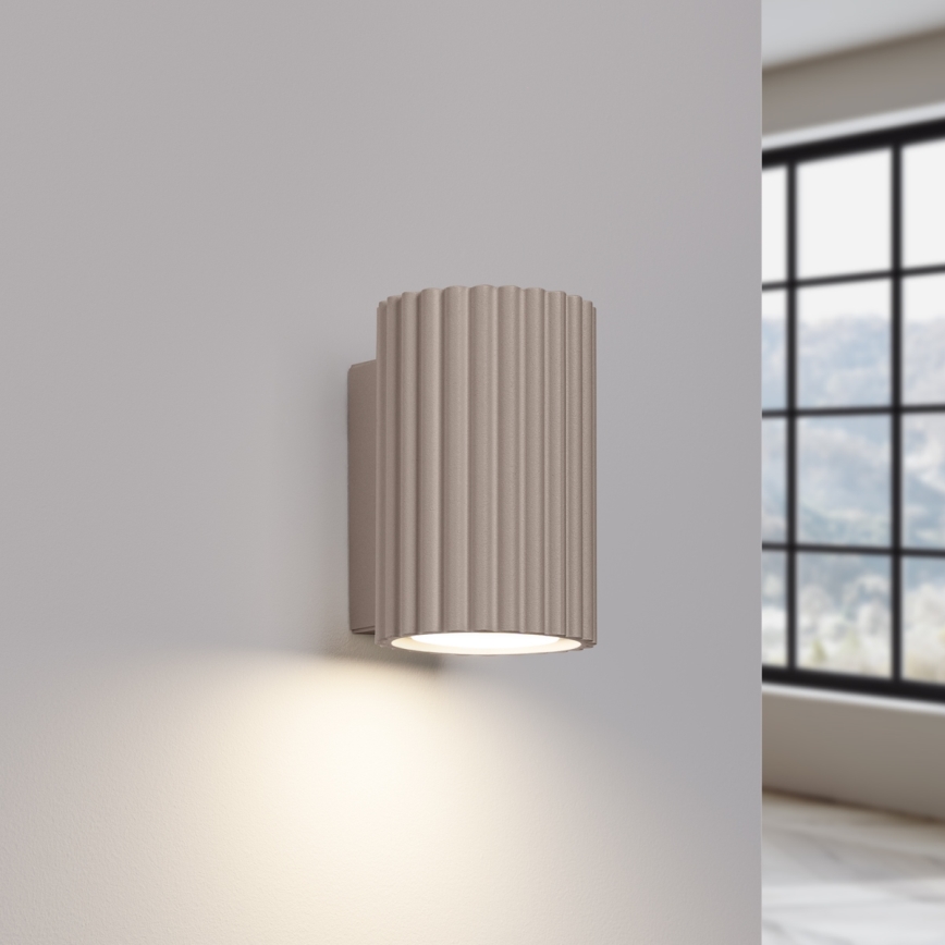 Brilagi - Wall light CRESTO 2xGU10/10W/230V 10 cm taupe