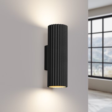 Brilagi - Wall light CRESTO 2xGU10/10W/230V 20 cm black