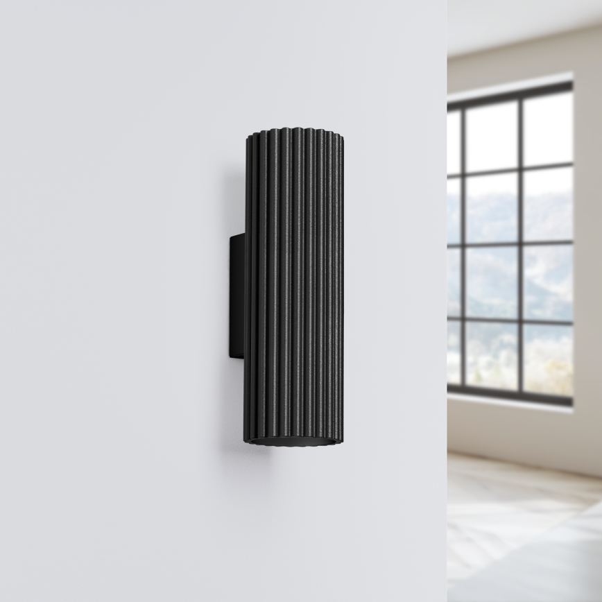 Brilagi - Wall light CRESTO 2xGU10/10W/230V 20 cm black
