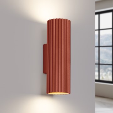 Brilagi - Wall light CRESTO 2xGU10/10W/230V 20 cm red