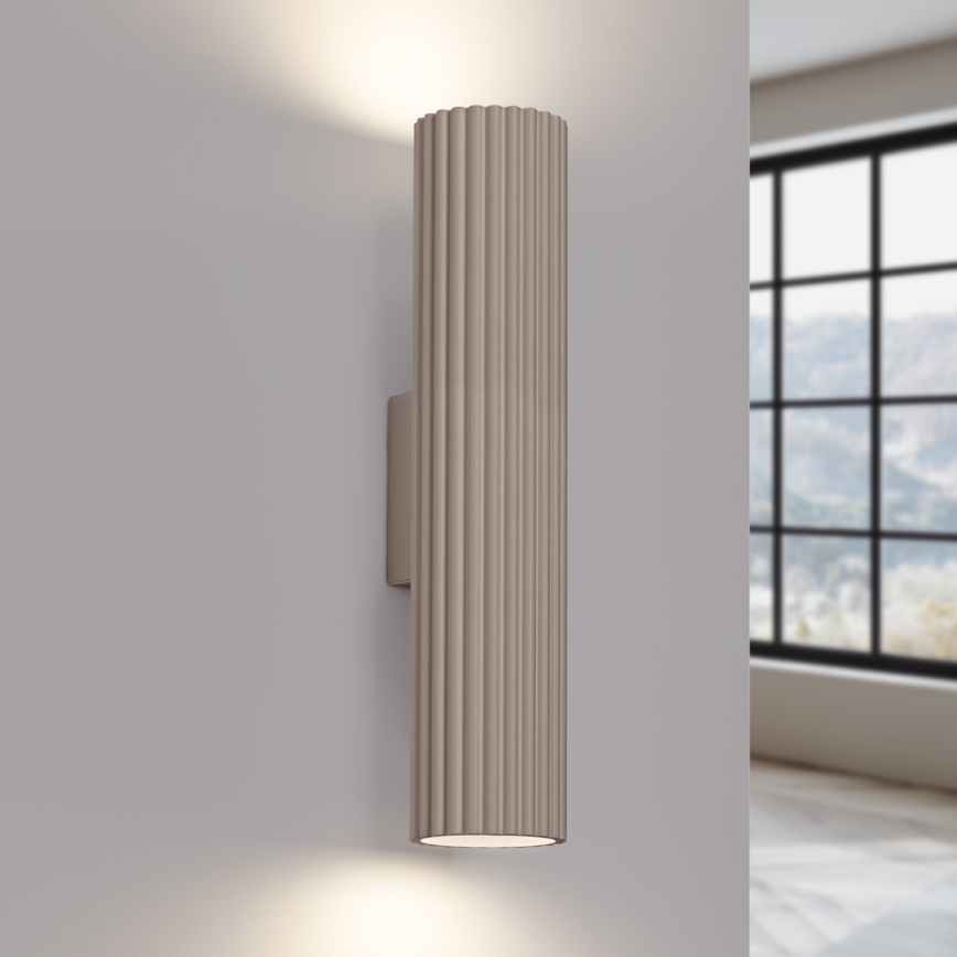 Brilagi - Wall light CRESTO 2xGU10/10W/230V 20 cm taupe
