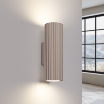 Brilagi - Wall light CRESTO 2xGU10/10W/230V 30 cm taupe