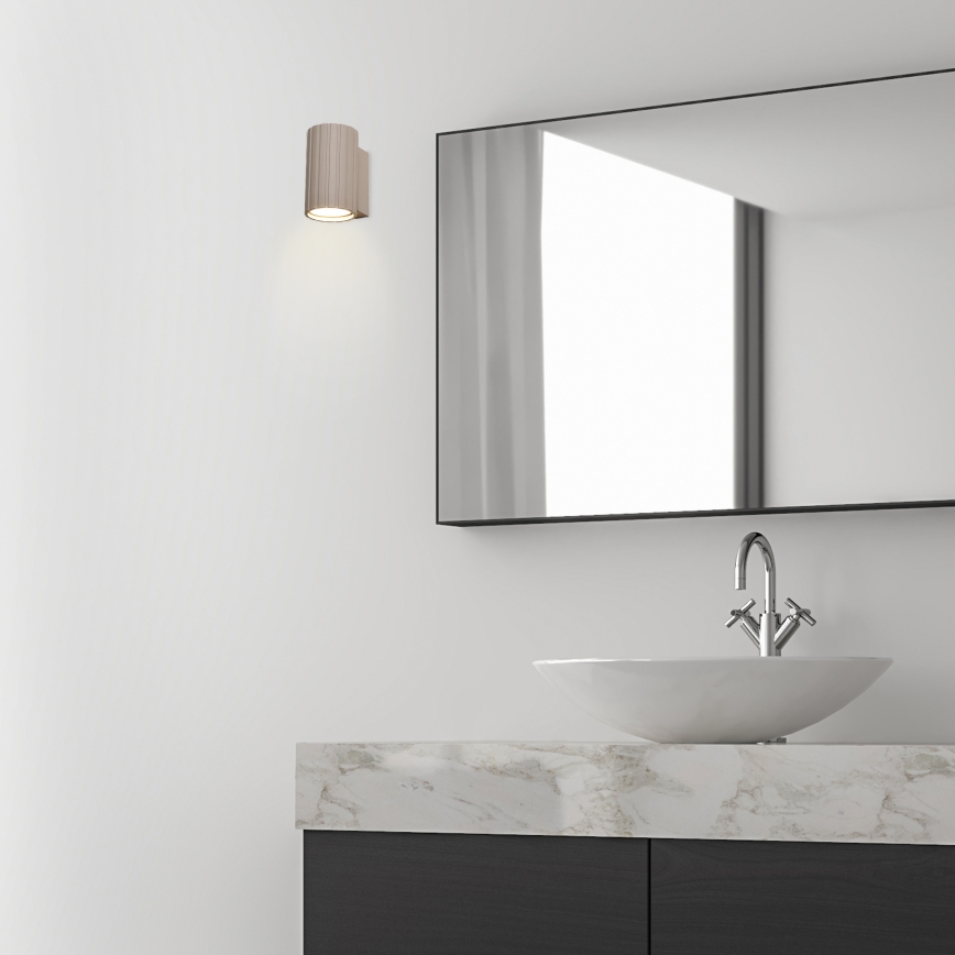 Brilagi - Wall light CRISPINA 1xGU10/10W/230V 10 cm beige