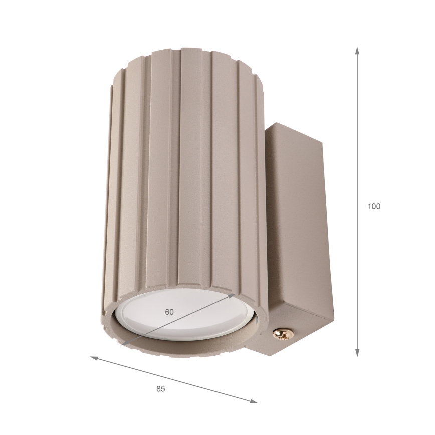 Brilagi - Wall light CRISPINA 1xGU10/10W/230V 10 cm beige
