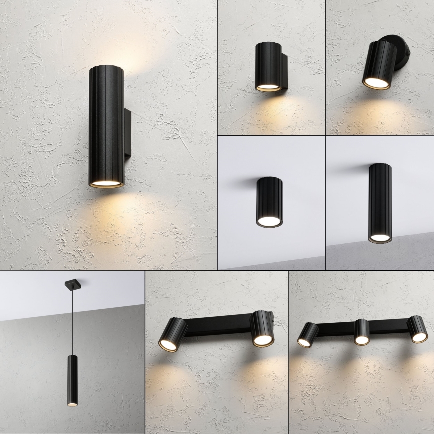 Brilagi - Wall light CRISPINA 2xGU10/10W/230V 20 cm black