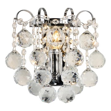 Brilagi - Wall light CRYSTAL 1xE14/60W/230V shiny chrome