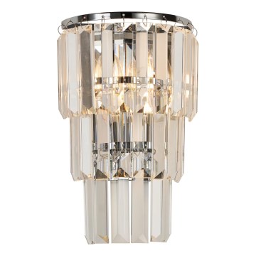 Brilagi - Wall light CRYSTAL 1xE14/60W/230V shiny chrome