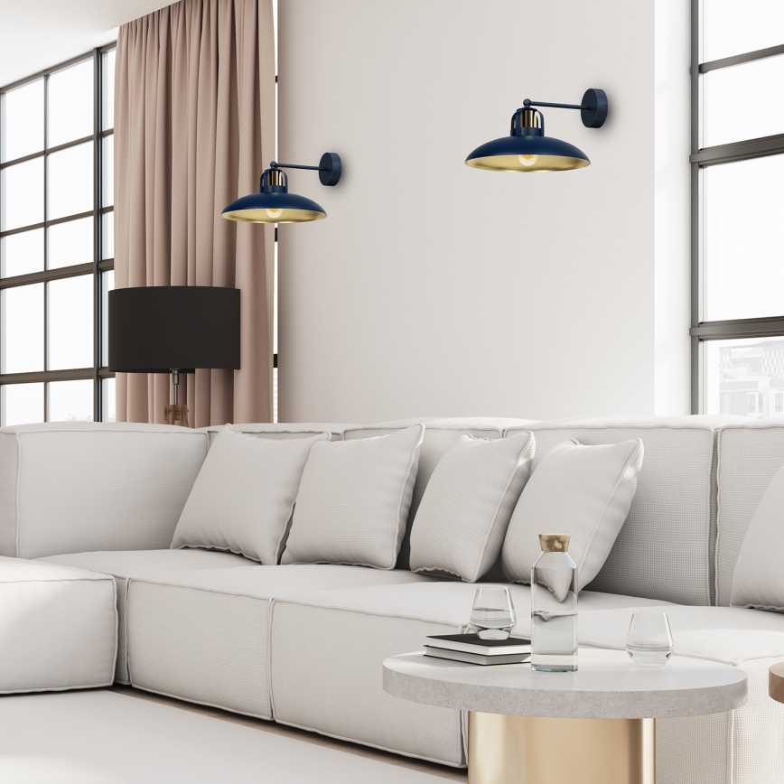 Brilagi - Wall light FLAMENGO 1xE27/60W/230V blue