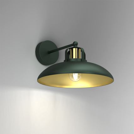 Brilagi - Wall light FLAMENGO 1xE27/60W/230V green