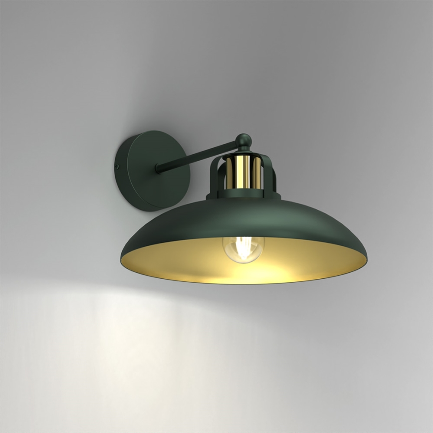 Brilagi - Wall light FLAMENGO 1xE27/60W/230V green