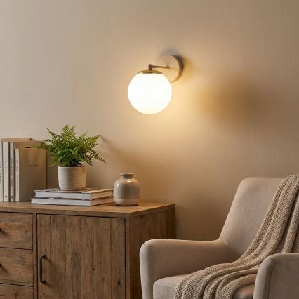 Brilagi - Wall light MILO ECRU 1xE27/60W/230V beige/gold