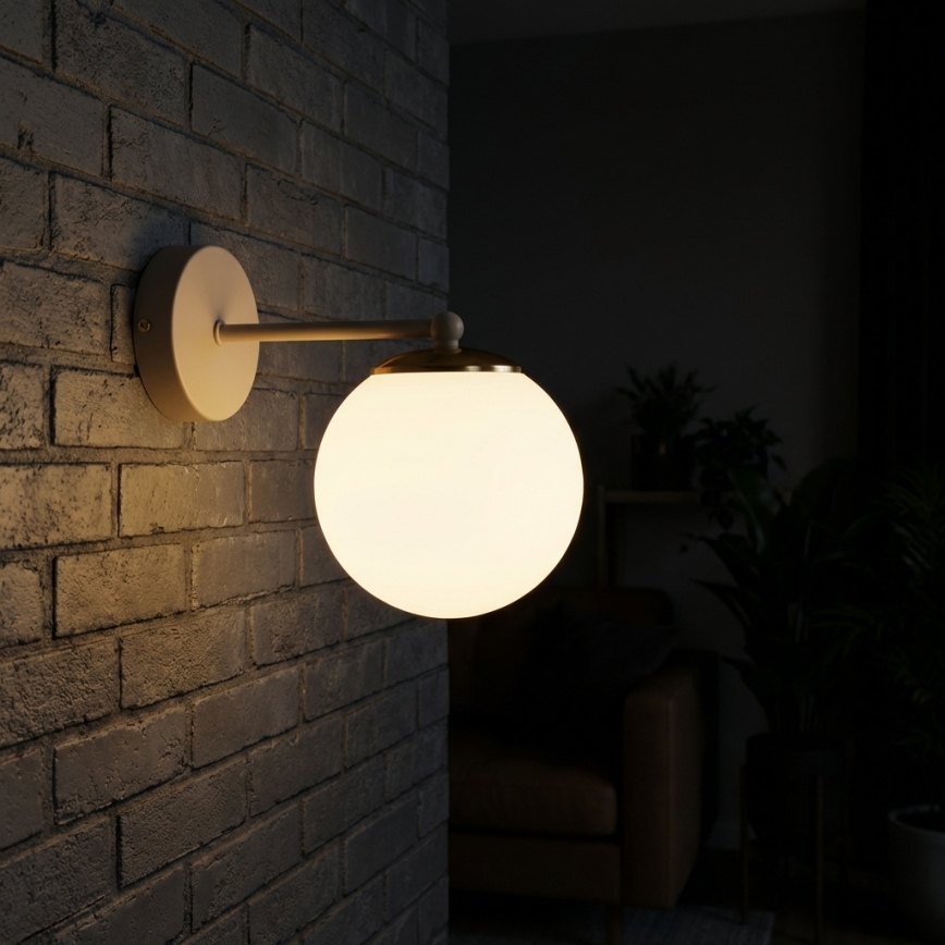 Brilagi - Wall light MILO ECRU 1xE27/60W/230V beige/gold