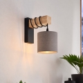 BRILAGI - Wall light NUBILA 1xE27/60W/230V brown/black/anthracite