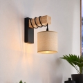 BRILAGI - Wall light NUBILA 1xE27/60W/230V brown/black/light brown