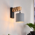 BRILAGI - Wall light NUBILA 1xE27/60W/230V brown/black/light gray