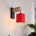 BRILAGI - Wall light NUBILA 1xE27/60W/230V brown/black/red