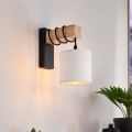 BRILAGI - Wall light NUBILA 1xE27/60W/230V brown/black/white