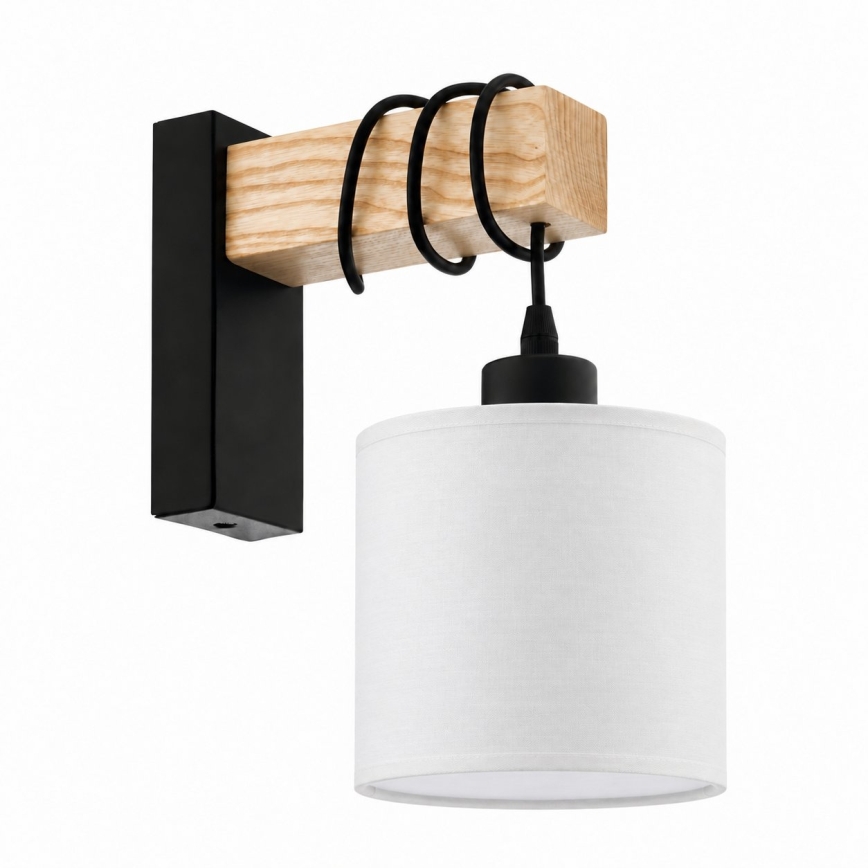 BRILAGI - Wall light NUBILA 1xE27/60W/230V brown/black/white