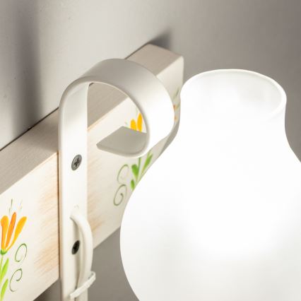 Brilagi - Wall light QUEEN 1xE14/40W/230V beech/creamy