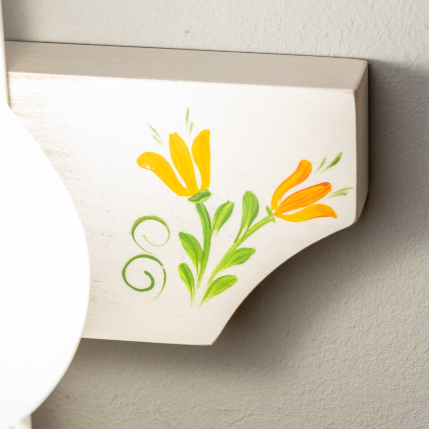 Brilagi - Wall light QUEEN 1xE14/40W/230V beech/creamy