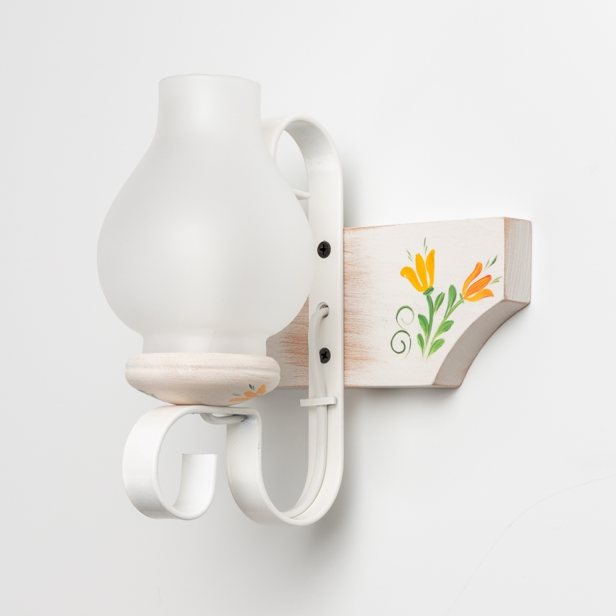 Brilagi - Wall light QUEEN 1xE14/40W/230V beech/creamy