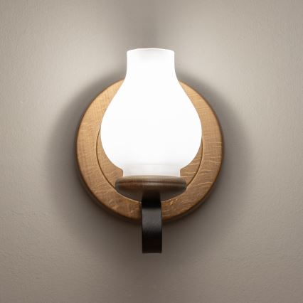 Brilagi - Wall light ROATA APLICA 1xE14/40W/230V beech/walnut