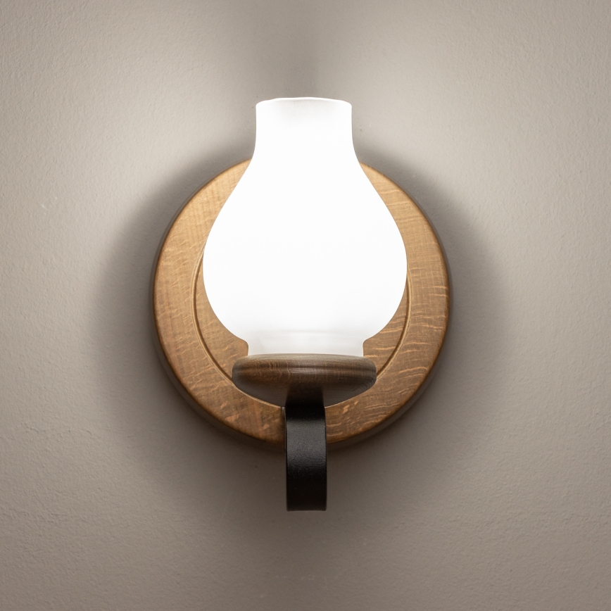 Brilagi - Wall light ROATA APLICA 1xE14/40W/230V beech/walnut