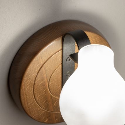 Brilagi - Wall light ROATA APLICA 1xE14/40W/230V beech/walnut
