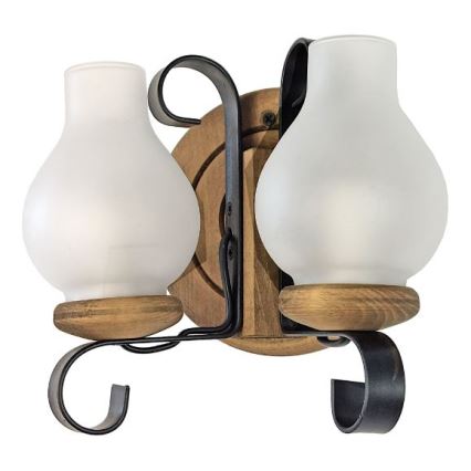 Brilagi - Wall light ROATA APLICA 2xE14/40W/230V beech