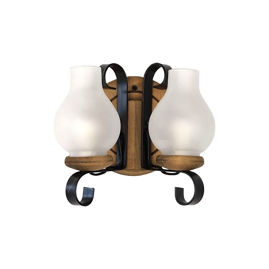 Brilagi - Wall light ROATA APLICA 2xE14/40W/230V beech