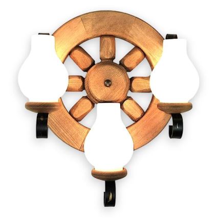 Brilagi - Wall light ROATA APLICA 3xE14/40W/230V beech