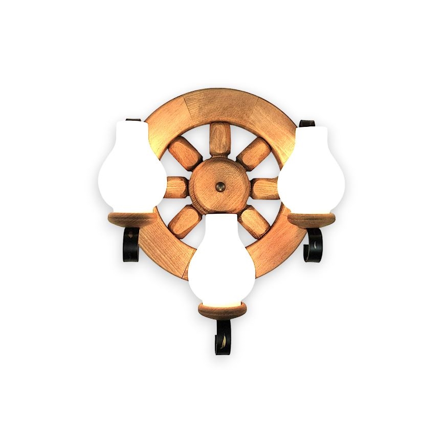 Brilagi - Wall light ROATA APLICA 3xE14/40W/230V beech
